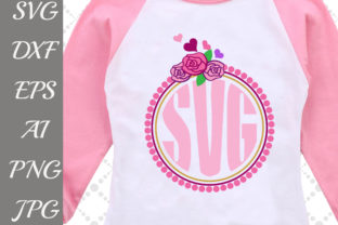 Circle Floral Monogram: A Versatile Design for Your Craft Projects