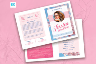 Designing with Floral Funeral Program Template