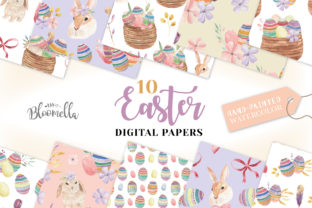 Easter Egg Floral Patterns and Watercolor Hand-Painted Digital Papers: A Guide to High-Quality Seamless Designs