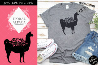 Evaluating the Floral Alpaca Silhouette Vector for Creative and Commercial Projects