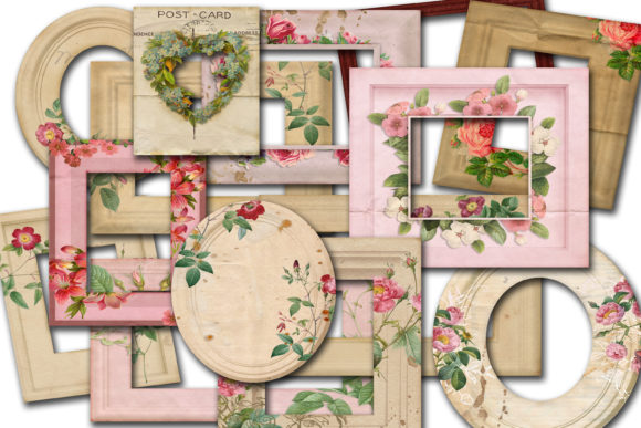 Explore the Charm of Vintage Floral Frames