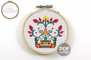 Exploring the Elegance of Floral Design Modern Cross Stitch