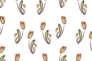 Exploring the Versatility of Floral Tulips Pattern Vector