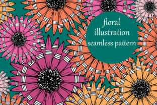 Hand Drawn Doodle Daisies Floral Pattern: A Versatile and Charming Design Choice