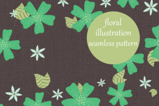 Hand Drawn Textured Floral Pattern: A Versatile Design for Creative Projects