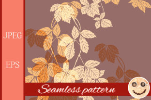Liana Floral Pattern on the Brown