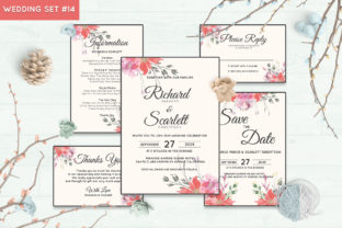 Wedding Invitation Set 14 Floral Style Guide